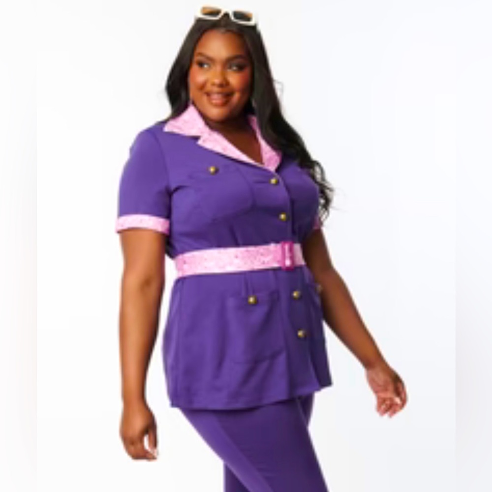 Scooby Doo x smak parlour purple Daphne tunic top